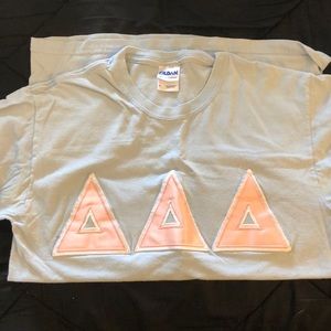 Tri Delta Stitched Letter Shirt